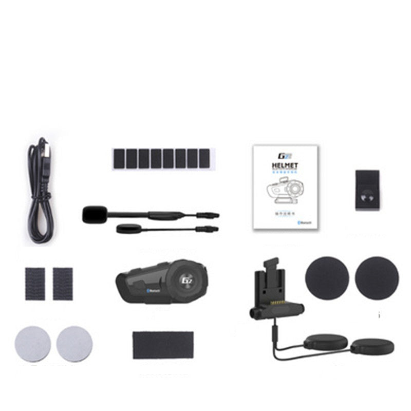 Nuevo intercomunicador Bluetooth multifuncional para motocicleta