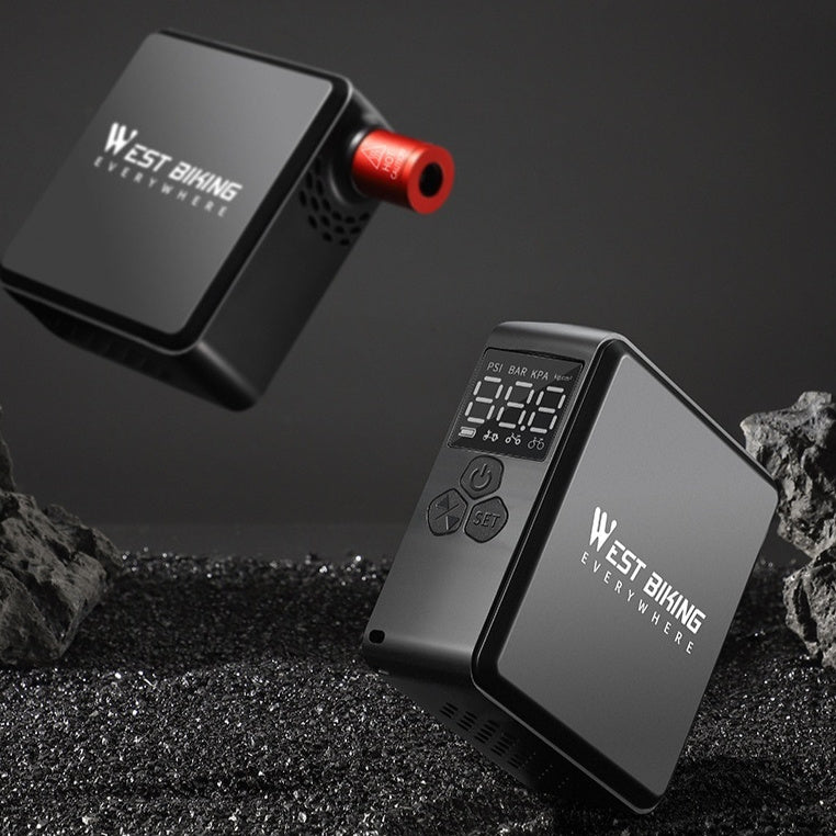 Mini Compresor de Alta Presión con Válvula Americana y Francesa para Bicicleta de Carretera y Montaña